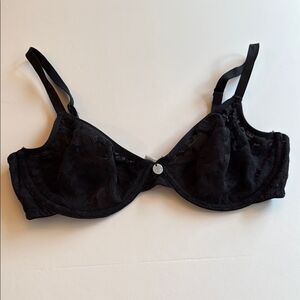 DKNY BLACK LACE UNDERWIRE  BRA 32D